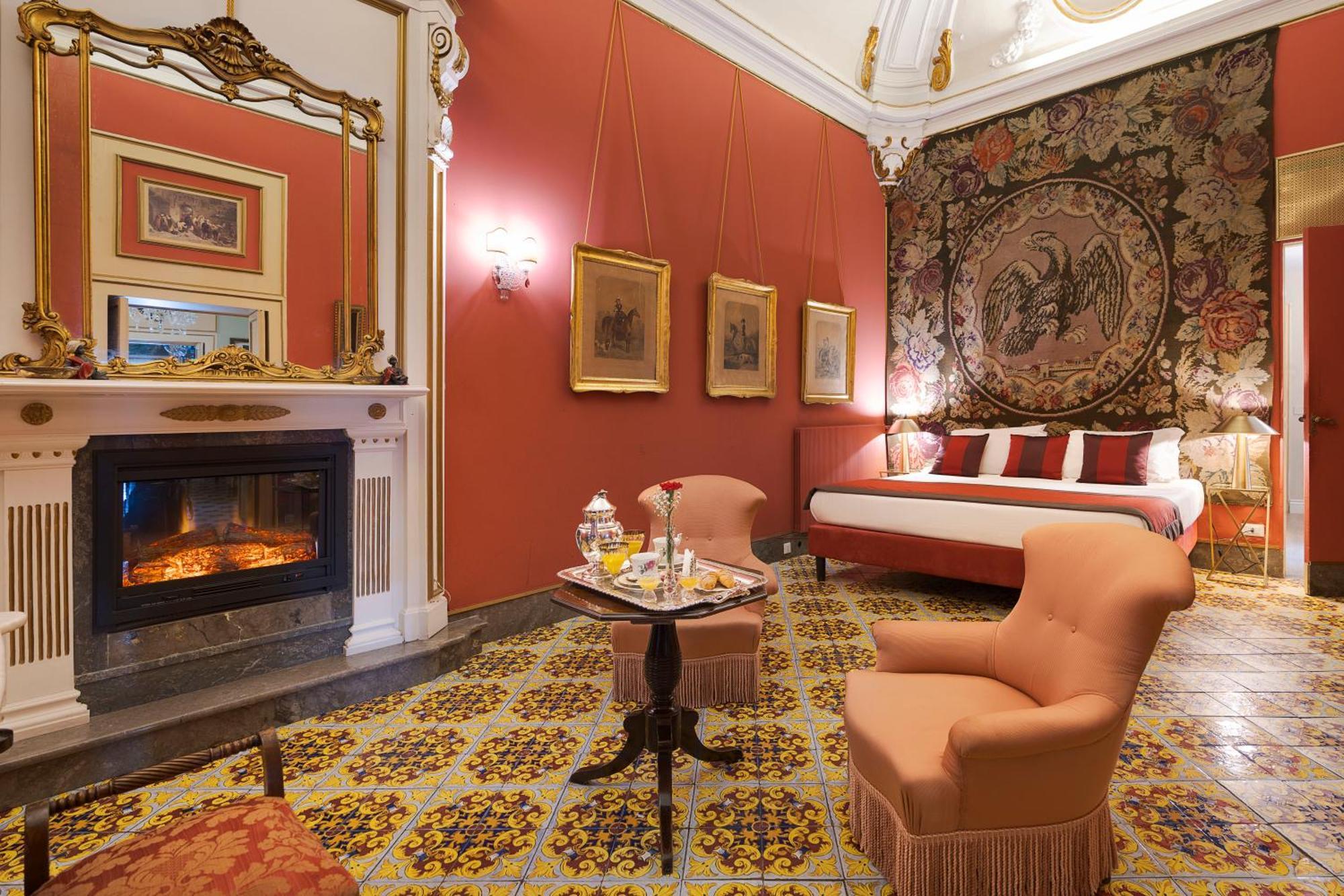 巴勒莫 Palazzo Arone Dei Baroni Di Valentino酒店 外观 照片